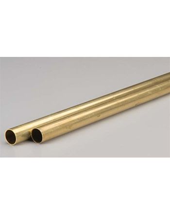 K&S Precision Metals 9221 Round Brass Tube, 5/8" OD x 0.029" Wall Thickness x 36" Length, 2 pc, Made in USA