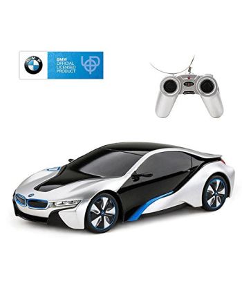 RASTAR BMW i8 RC Car BMW i8 1/24 Remote Control Car, BMW Toy Car - Silver