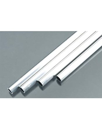 K&S Precision Metals 9317 Round Aluminum Tube, 7/16" OD x 0.035" Wall Thickness x 36" Length, 4 pc, Made in USA