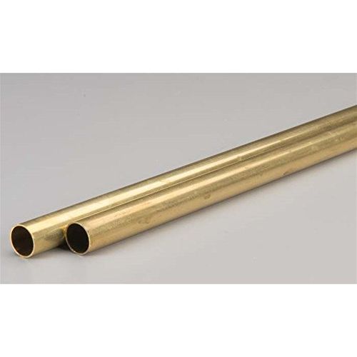 K&S Precision Metals 9221 Round Brass Tube, 5/8