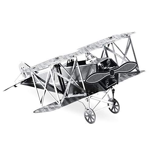 Metal Earth Fascinations Fokker D-VII Airplane 3D Metal Model Kit