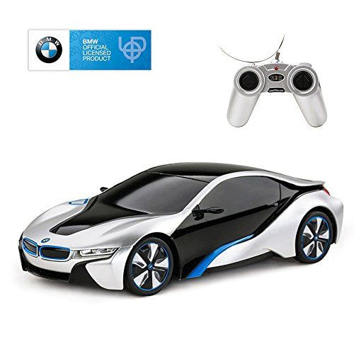 RASTAR BMW i8 RC Car BMW i8 1/24 Remote Control Car, BMW Toy Car - Silver