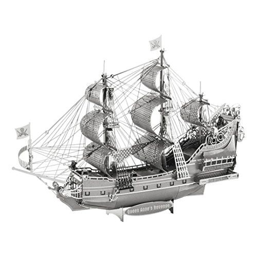 Metal Earth Fascinations ICX009502894Construction Toy, Queen Anne's Revenge 2Metal Board (Ages 14+